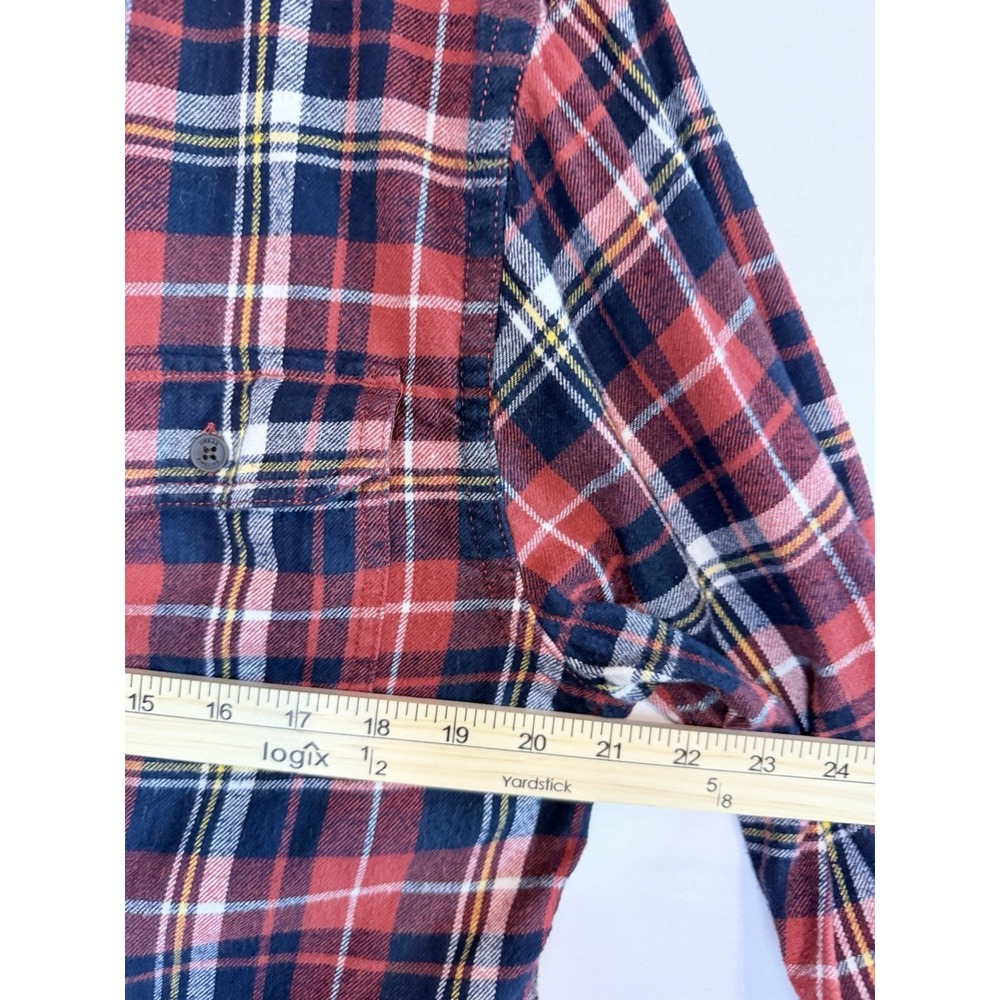 Urban Pipeline Shirt Mens Large Red Plaid Button Down Cotton Flannel Casual - Picture 2 of 11